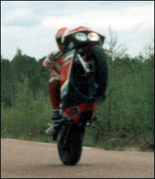 Jag och bågen, Suzuki 1100 GSX R (1986).