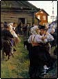 Midsummer dance. Oil, 1903.